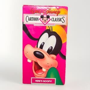 Walt Disney Cartoon Classics Vol 3 Here’s Goofy VHS 1983 Vintage